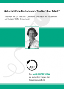 AKF-Interview zur Geburtshilfe mit Katharina Lüdemann